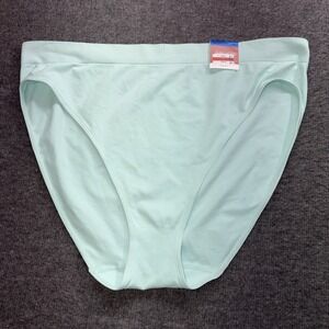 State Of Day Intimates Women's Light Mint Green Panty Size XL High Cut